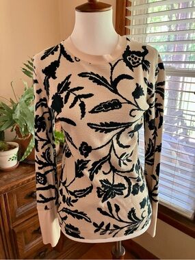 Sundance printed waffle thermal size small black & tan